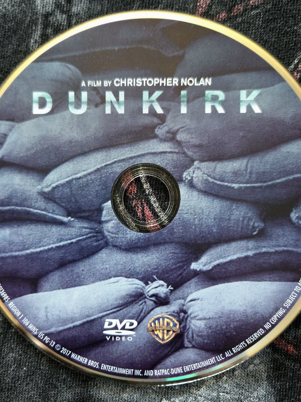 Dunkirk (2017) DVD Christopher Nolan War / Action Movie - NO CASE